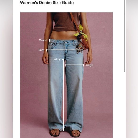 Cotton:On Low Rise Vintage Straight Distressed Jeans‎ Women’s 34 US SIZE 12 - Picture 14 of 15